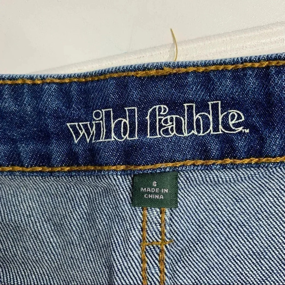 Wild Fable High Rise Shorts Denim - Picture 5 of 8